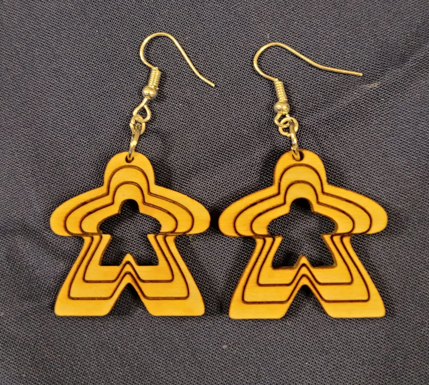 Cascading Meeple Earrings